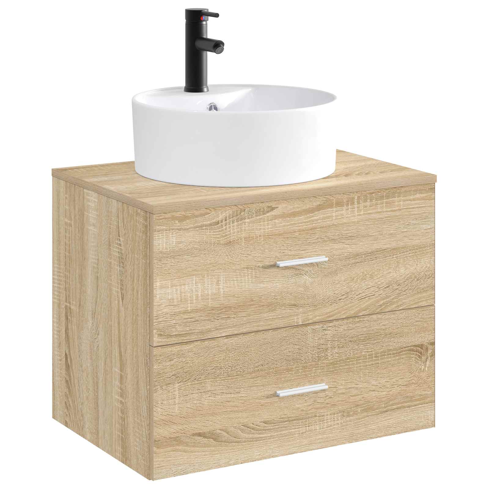 Lavabo da bagno Nero Opaco 40,5 x 40,5 x 15 cm Metallo | homemem39