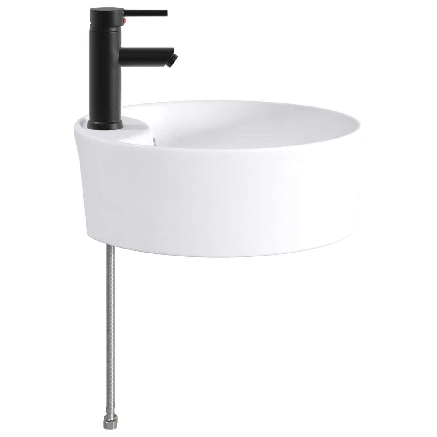 Lavabo da bagno Nero Opaco 40,5 x 40,5 x 15 cm Metallo | homemem39