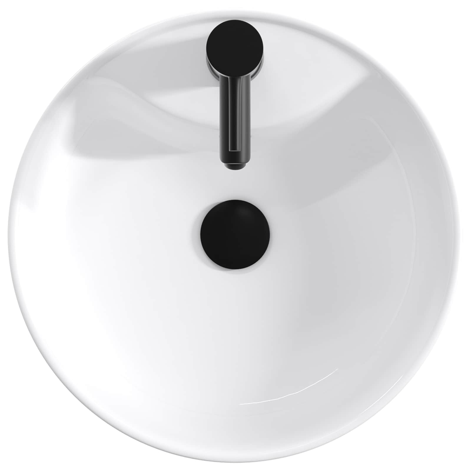 Lavabo da bagno Nero Opaco 40,5 x 40,5 x 15 cm Metallo | homemem39
