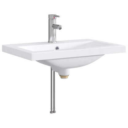 Lavabo da bagno Cromato 61 x 40 x 16,5 cm Metallo | homemem39