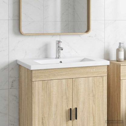 Lavabo da bagno Cromato 81 x 40 x 17,5 cm Metallo | homemem39