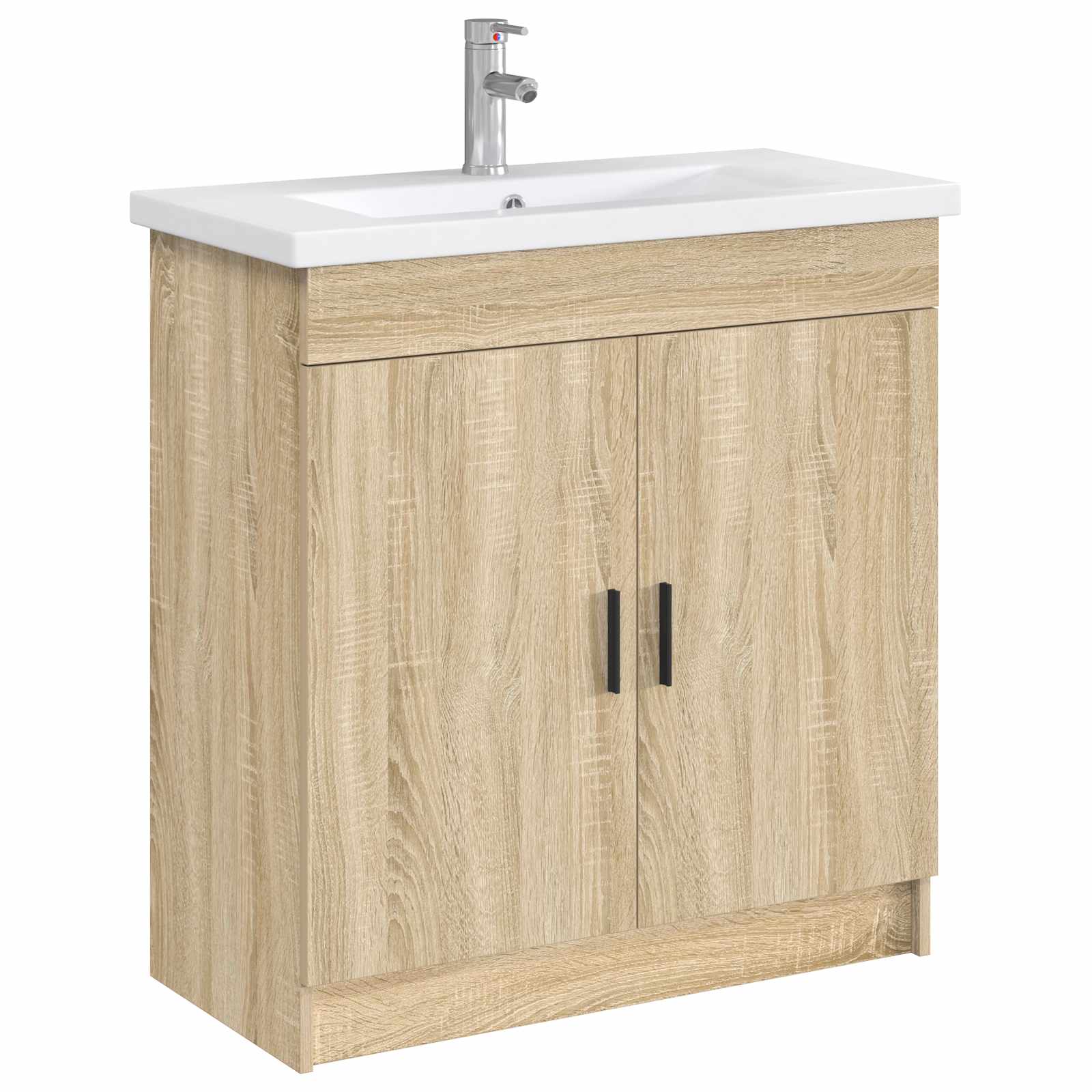 Lavabo da bagno Cromato 81 x 40 x 17,5 cm Metallo | homemem39
