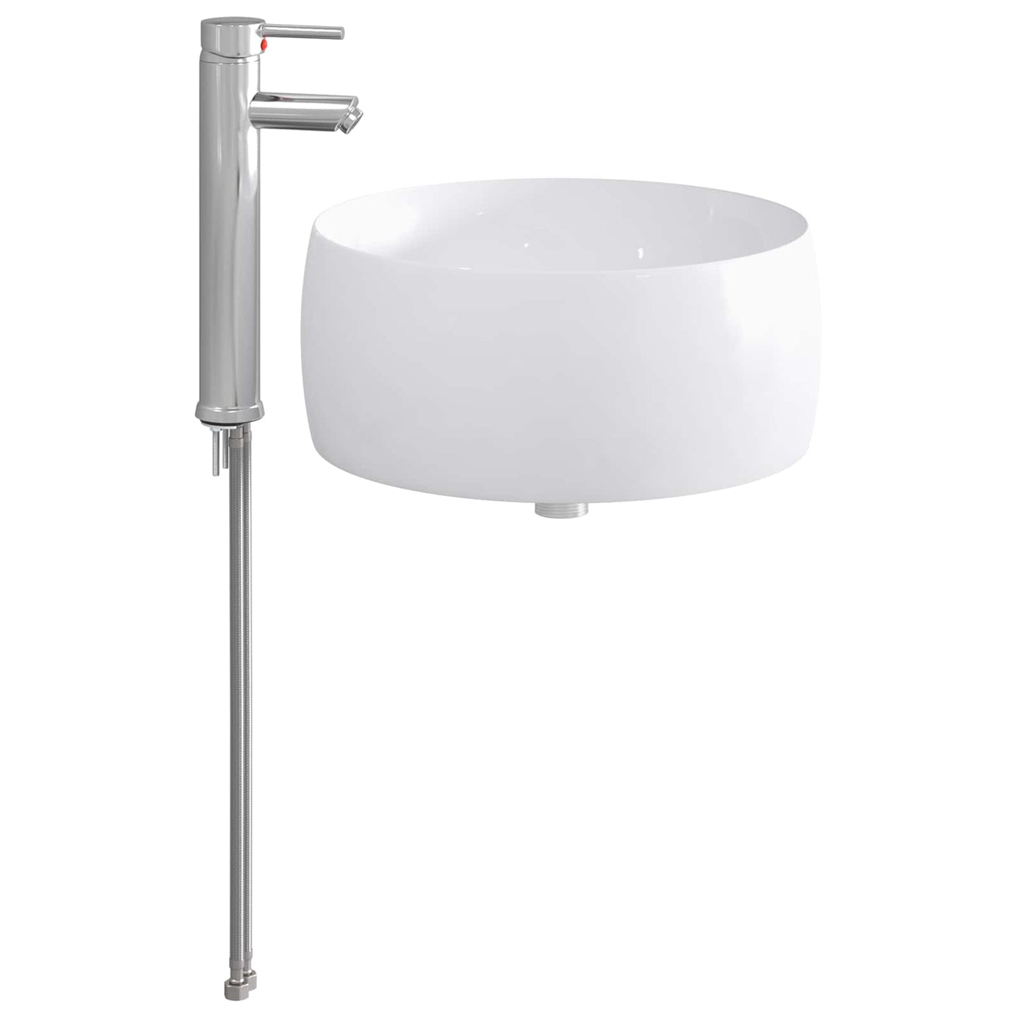 Lavabo da bagno Cromato 38,5 x 38,5 x 16 cm Metallo | homemem39
