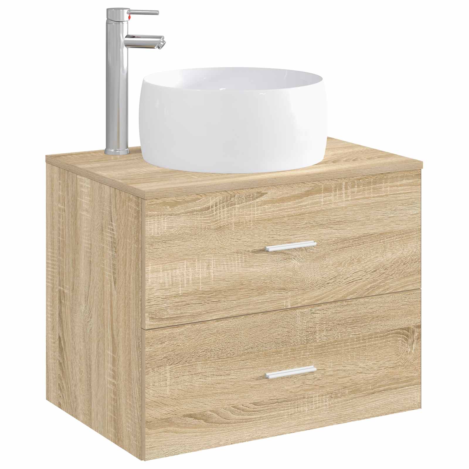 Lavabo da bagno Cromato 38,5 x 38,5 x 16 cm Metallo | homemem39