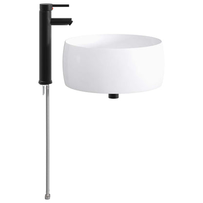 Lavabo da bagno Nero Opaco 38,5 x 38,5 x 16 cm Metallo | homemem39