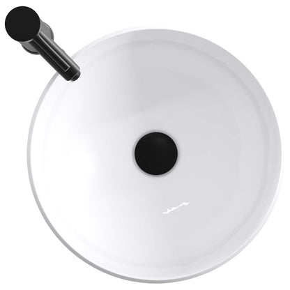 Lavabo da bagno Nero Opaco 38,5 x 38,5 x 16 cm Metallo | homemem39