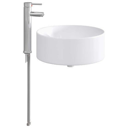 Lavabo da bagno Cromato 40,5 x 40,5 x 15,5 cm Metallo | homemem39