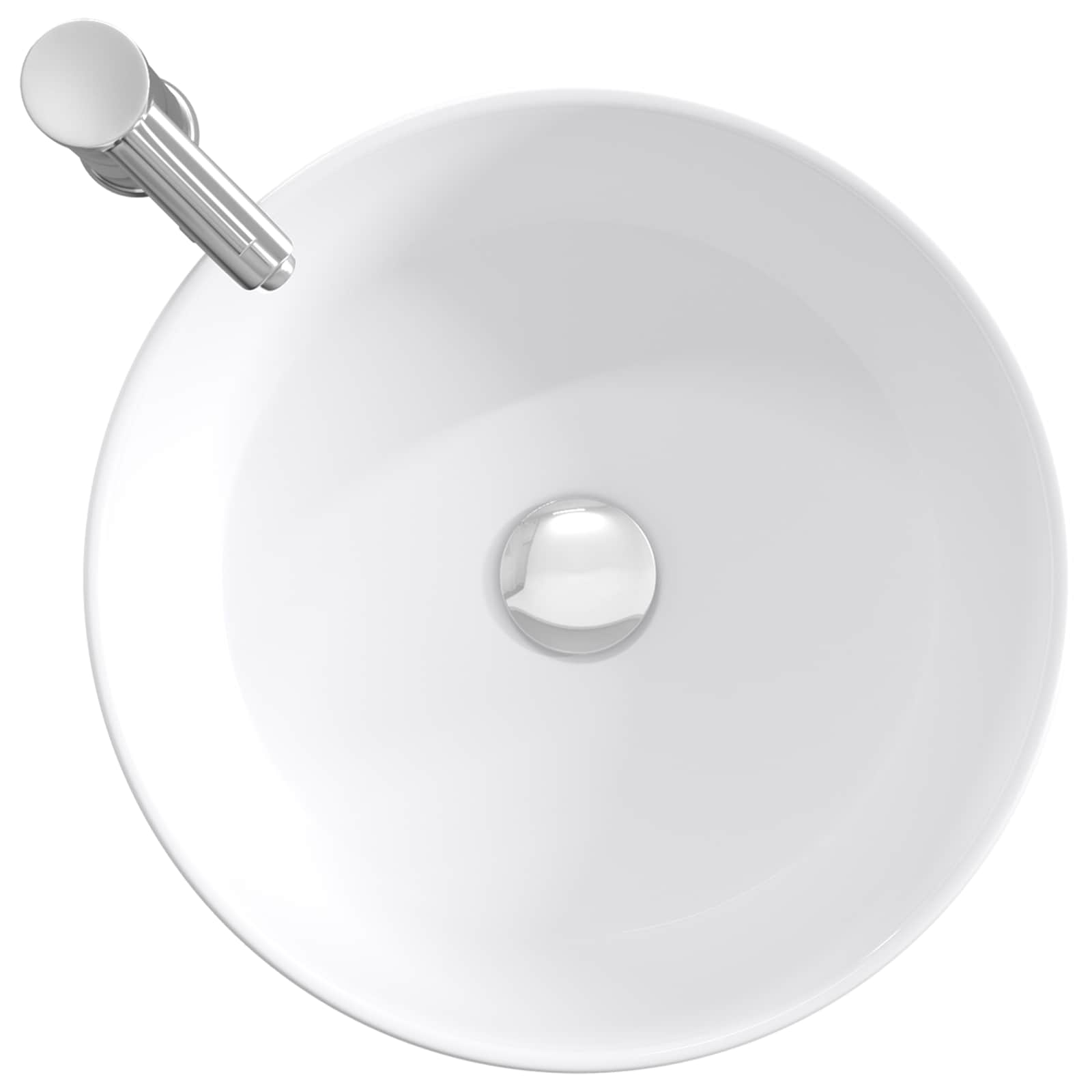 Lavabo da bagno Cromato 40,5 x 40,5 x 15,5 cm Metallo | homemem39