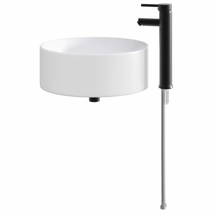Lavabo da bagno Nero Opaco 40,5 x 40,5 x 15,5 cm Metallo | homemem39