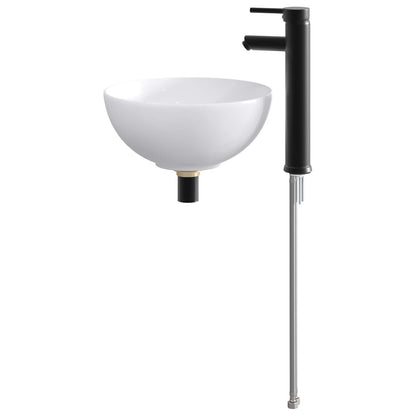 Lavabo da bagno Nero Opaco 32 x 32 x 13 cm Metallo | homemem39
