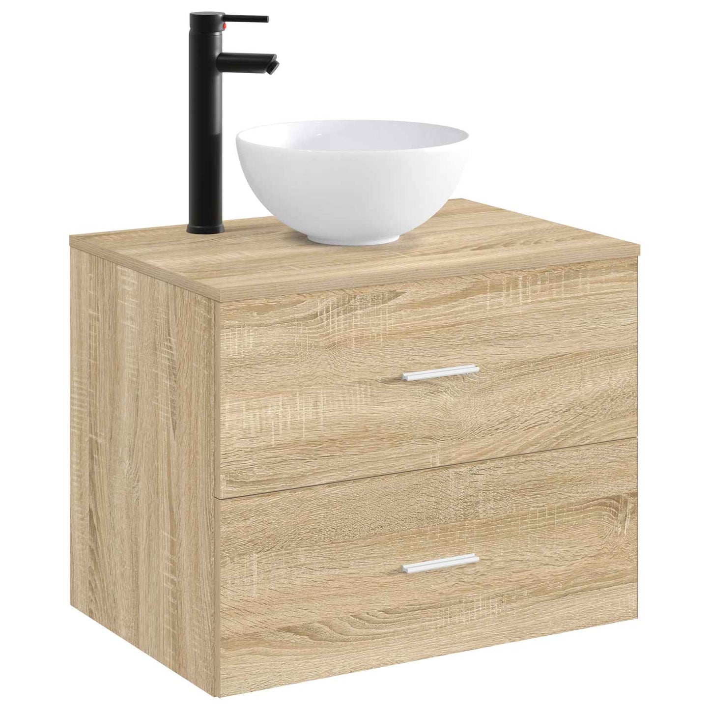 Lavabo da bagno Nero Opaco 32 x 32 x 13 cm Metallo | homemem39