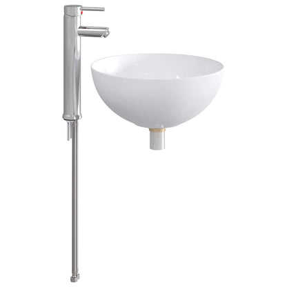Lavabo da bagno Cromato 35,5 x 35,5 x 14,5 cm Metallo | homemem39