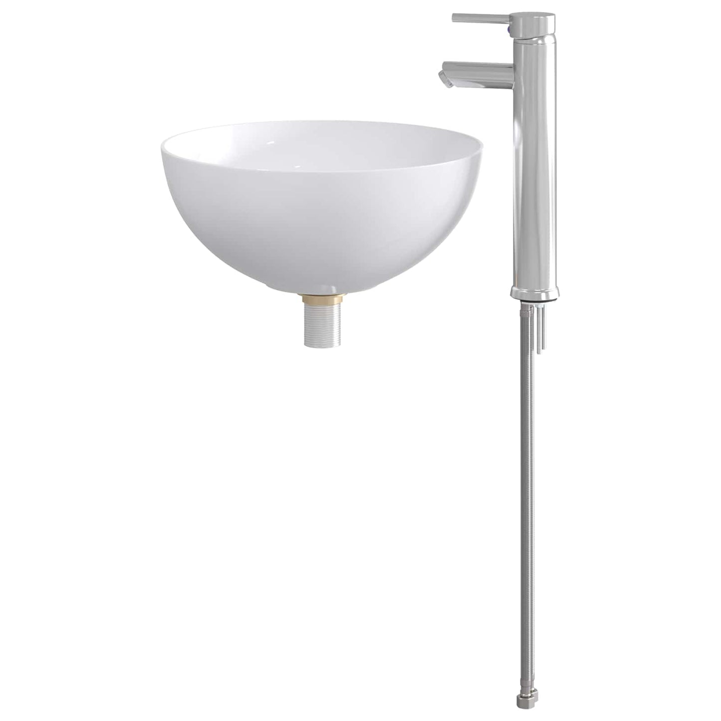 Lavabo da bagno Cromato 35,5 x 35,5 x 14,5 cm Metallo | homemem39