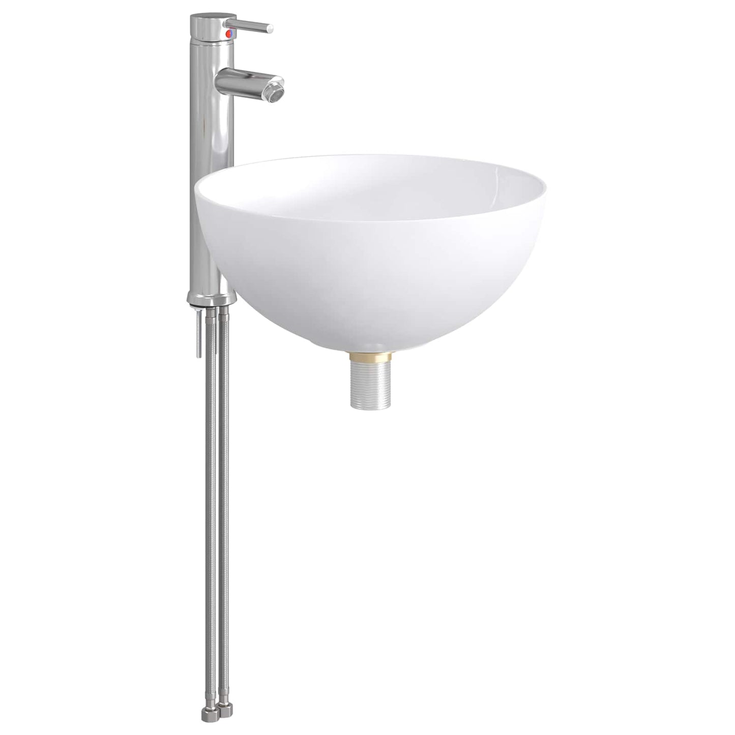 Lavabo da bagno Cromato 35,5 x 35,5 x 14,5 cm Metallo | homemem39