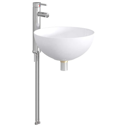 Lavabo da bagno Cromato 35,5 x 35,5 x 14,5 cm Metallo | homemem39