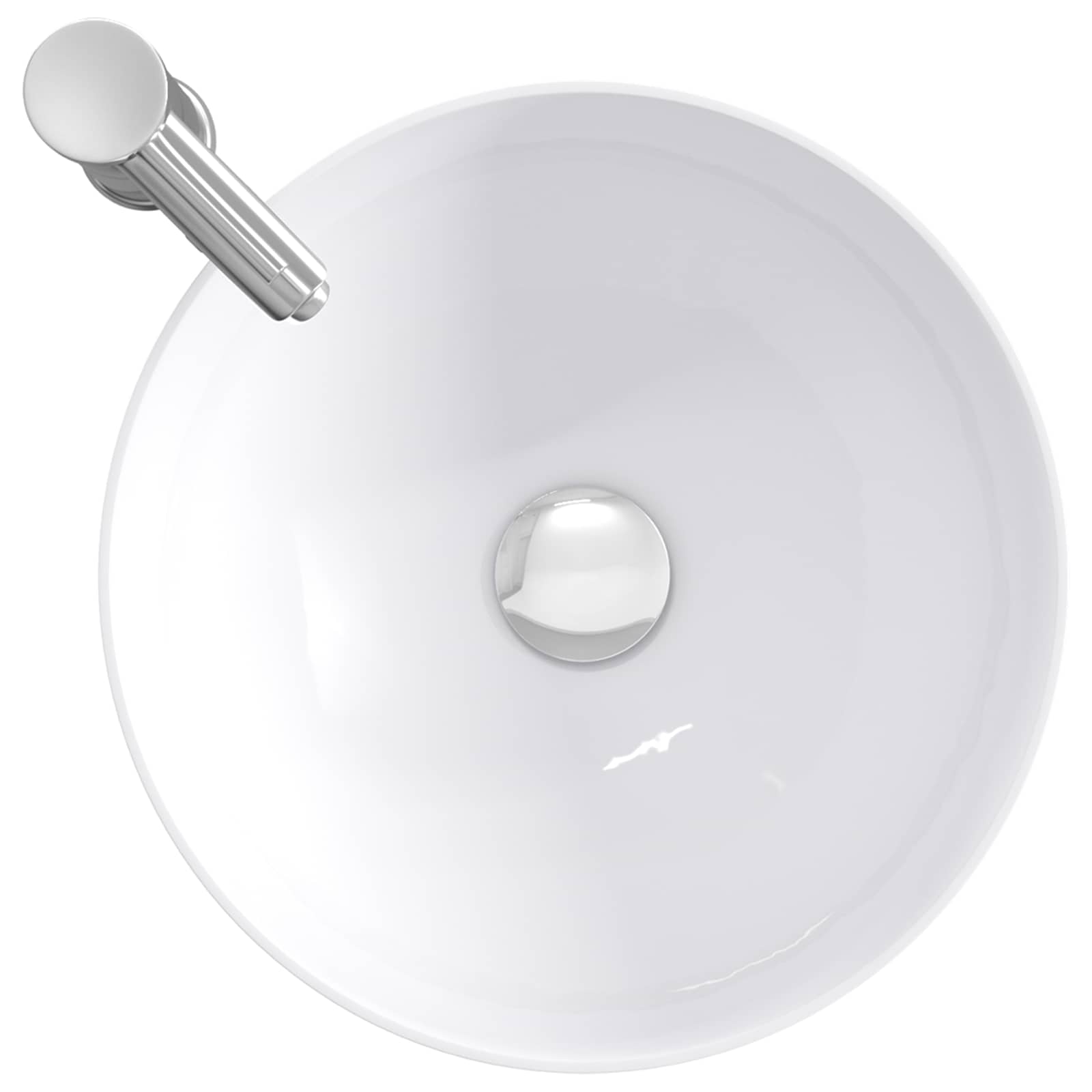 Lavabo da bagno Cromato 35,5 x 35,5 x 14,5 cm Metallo | homemem39