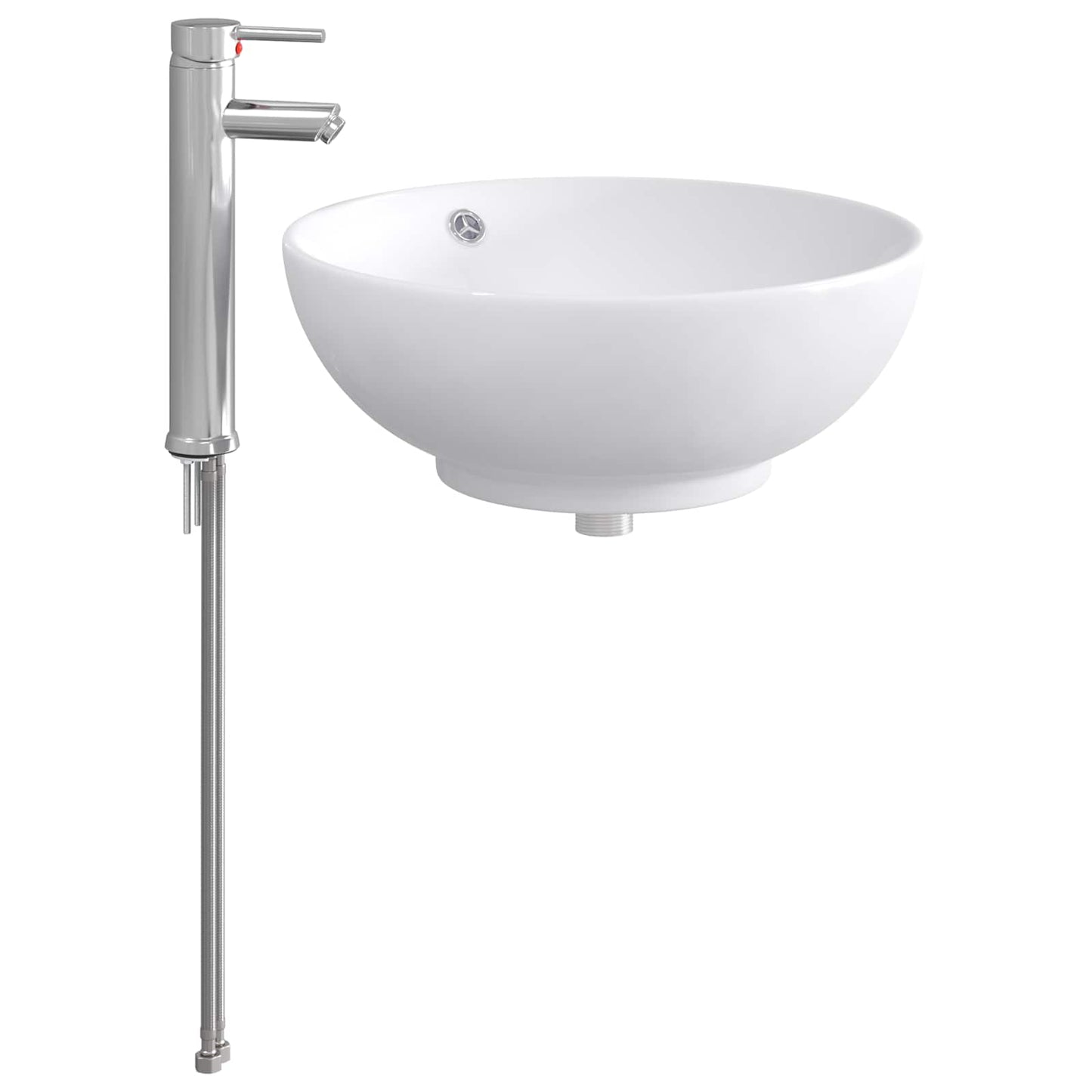 Lavabo da bagno Cromato 44 x 44 x 16 cm Metallo | homemem39