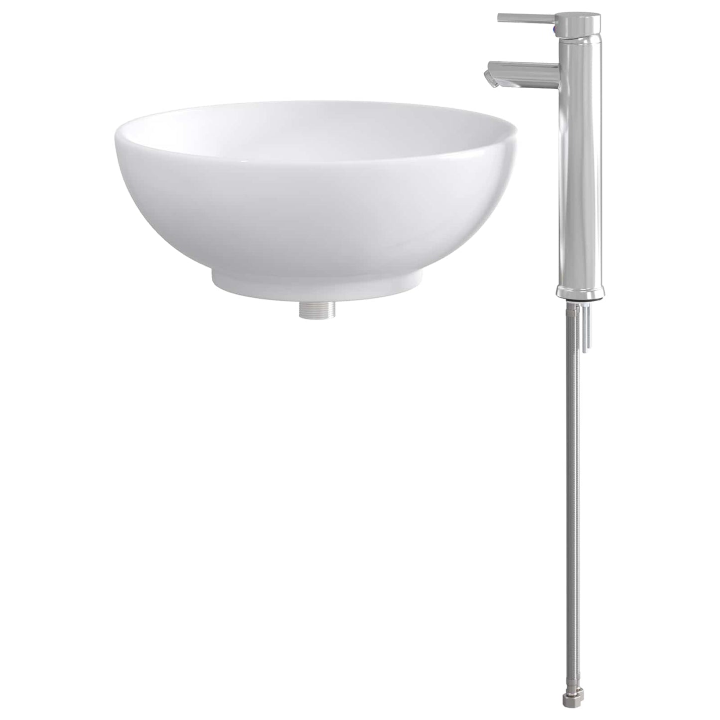 Lavabo da bagno Cromato 44 x 44 x 16 cm Metallo | homemem39
