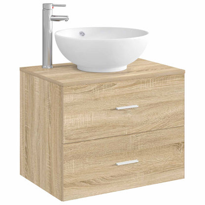 Lavabo da bagno Cromato 44 x 44 x 16 cm Metallo | homemem39