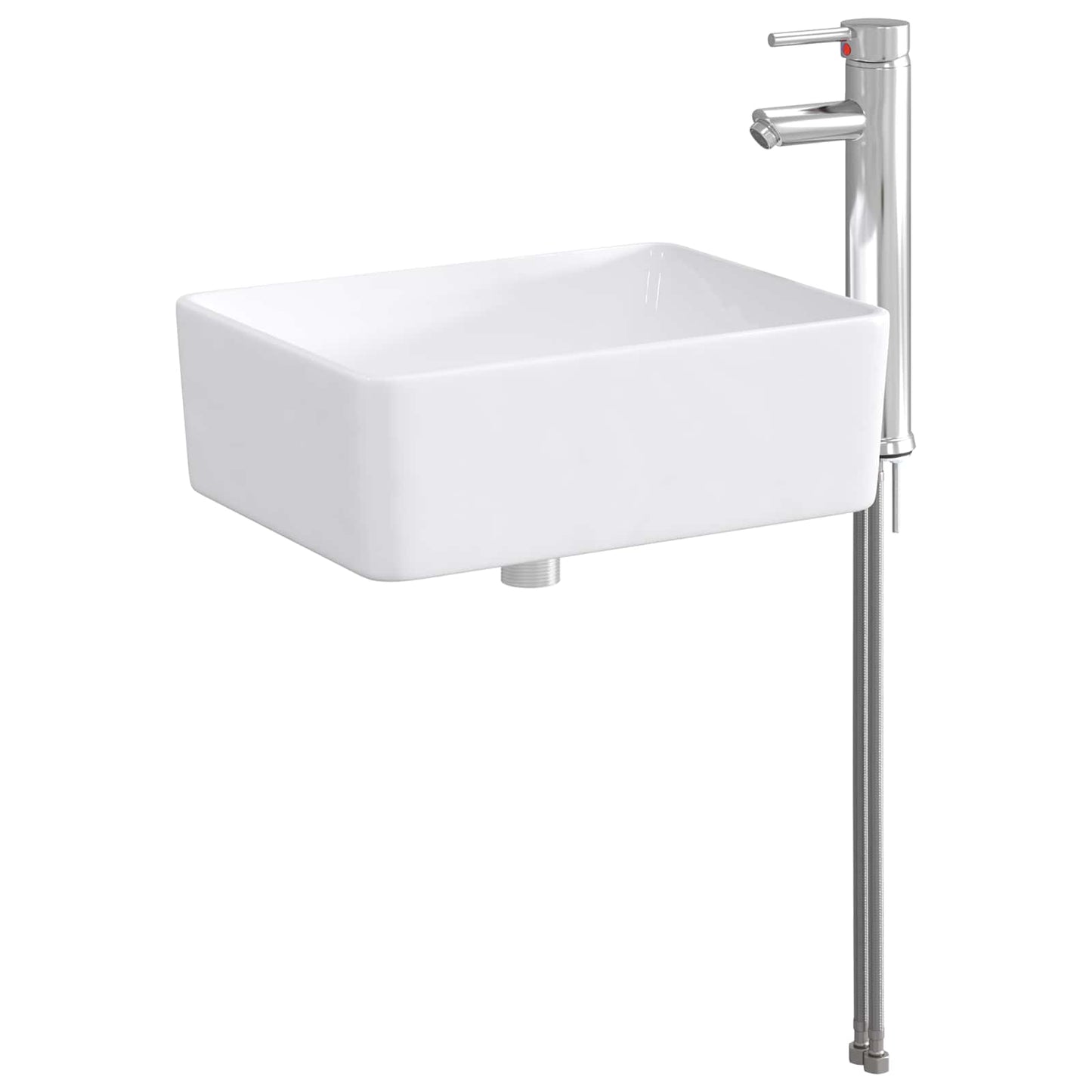 Lavabo da bagno Cromato 40,5 x 30,5 x 13 cm Metallo | homemem39