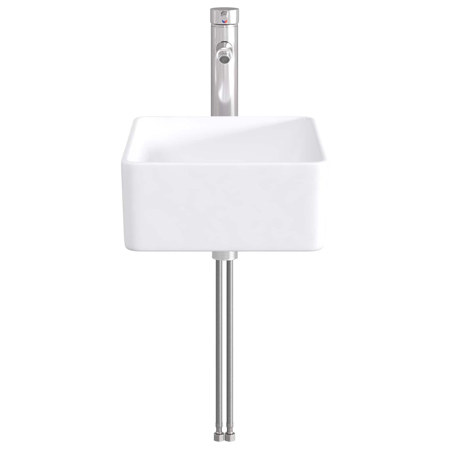 Lavabo da bagno Cromato 40,5 x 30,5 x 13 cm Metallo | homemem39
