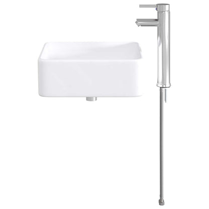 Lavabo da bagno Cromato 36,5 x 36,5 x 13 cm Metallo | homemem39