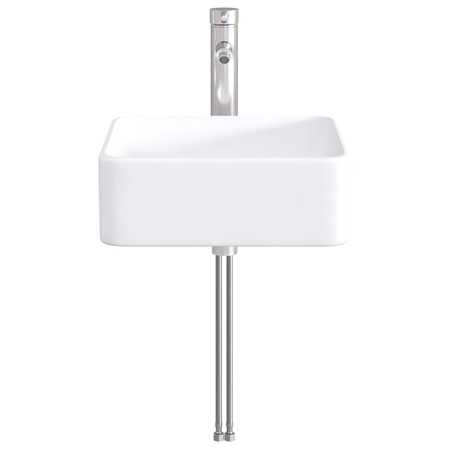 Lavabo da bagno Cromato 49 x 37 x 14 cm Metallo | homemem39