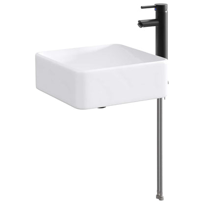 Lavabo da bagno Nero Opaco 49 x 37 x 14 cm Metallo | homemem39