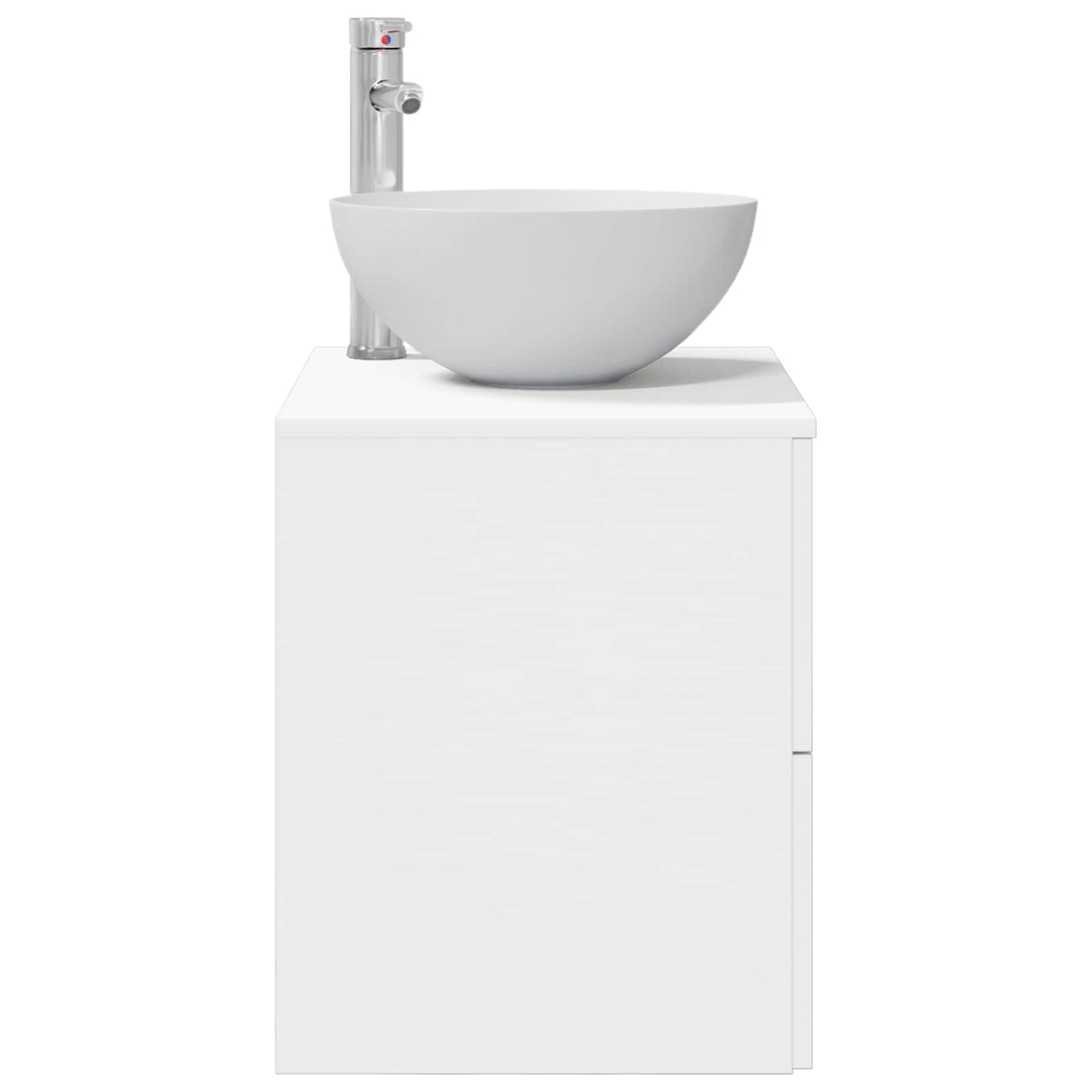 Mobiletto con Lavabo a Parete Bianco 49,5 x 35 x 63 cm | homemem39