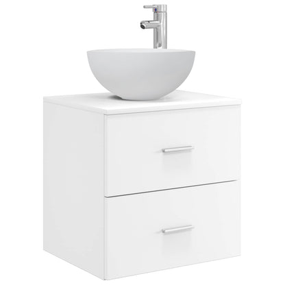 Mobile Lavabo da Parete Bianco 49,5 x 41 x 64,5 cm | homemem39