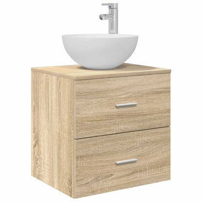 Mobile Lavabo da Parete Rovere Sonoma 49,5 x 41 x 64,5 cm