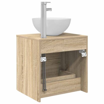 Mobile Lavabo da Parete Rovere Sonoma 49,5 x 41 x 64,5 cm