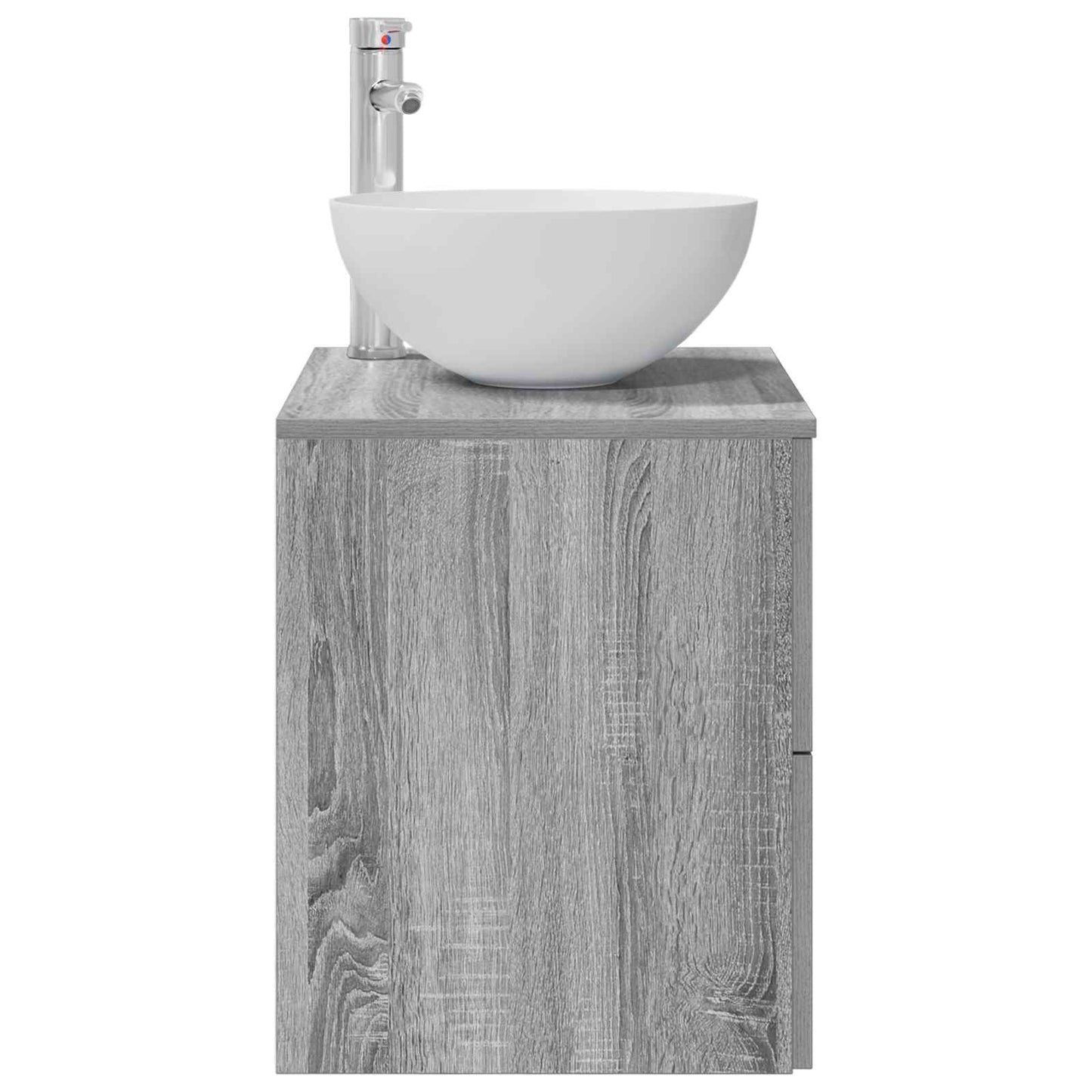 Mobile Lavabo da Parete Sonoma grigio 49,5 x 41 x 64,5 cm | homemem39