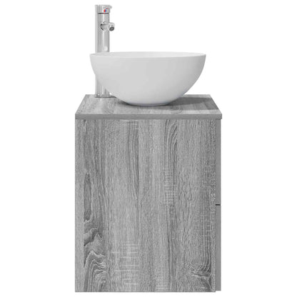 Mobile Lavabo da Parete Sonoma grigio 49,5 x 41 x 64,5 cm | homemem39