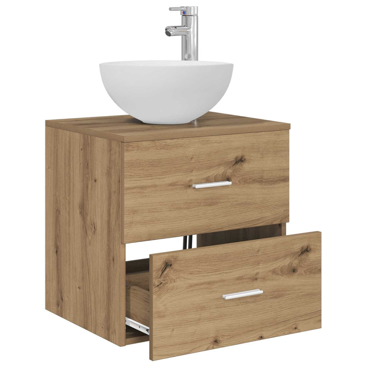 Mobile Lavabo da Parete Rovere Artigianale 49,5 x 41 x 64,5 cm | homemem39
