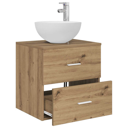 Mobile Lavabo da Parete Rovere Artigianale 49,5 x 41 x 64,5 cm | homemem39