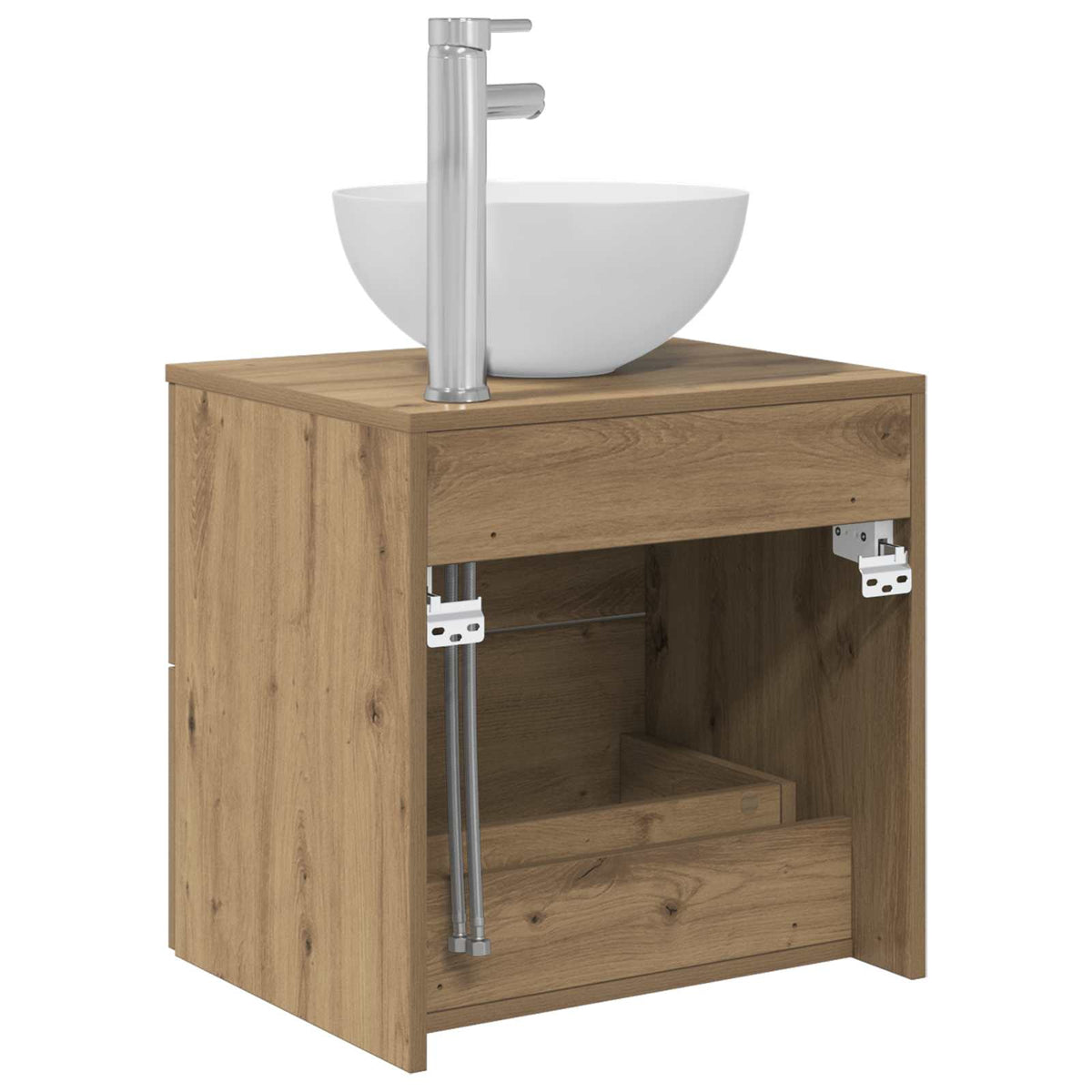 Mobile Lavabo da Parete Rovere Artigianale 49,5 x 41 x 64,5 cm | homemem39