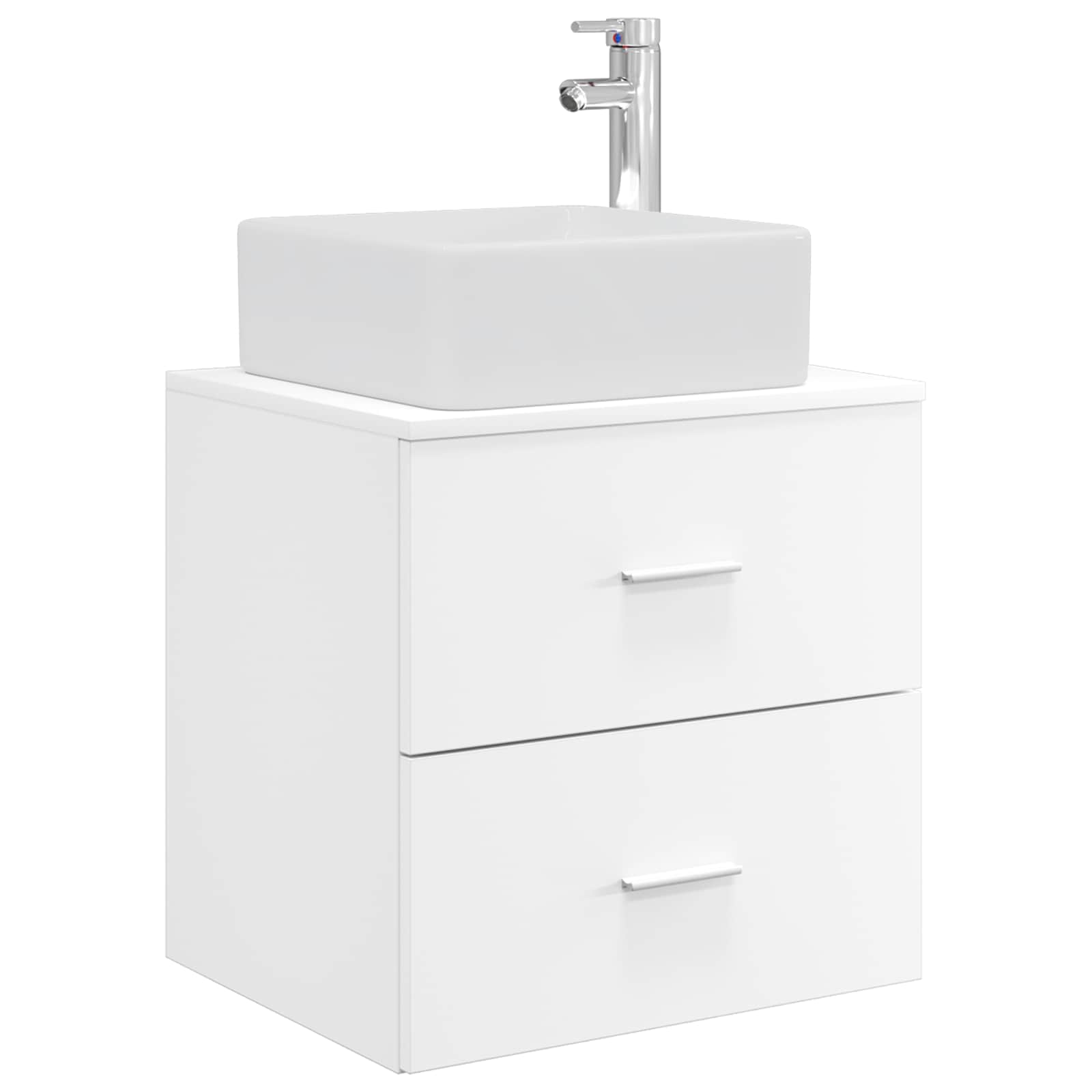 Mobile Lavabo da Parete Bianco 49,5 x 41 x 63 cm | homemem39