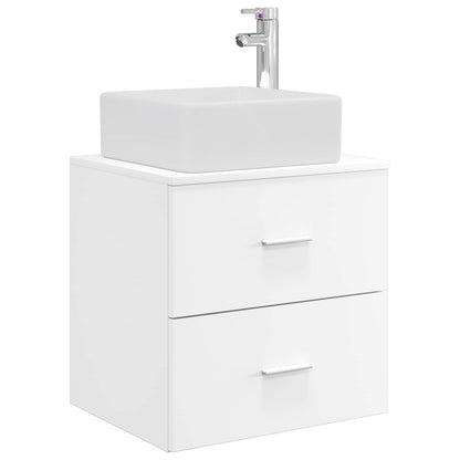 Mobile Lavabo da Parete Bianco 49,5 x 41 x 63 cm | homemem39