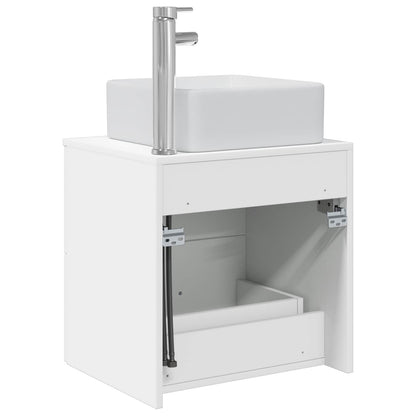 Mobile Lavabo da Parete Bianco 49,5 x 41 x 63 cm | homemem39