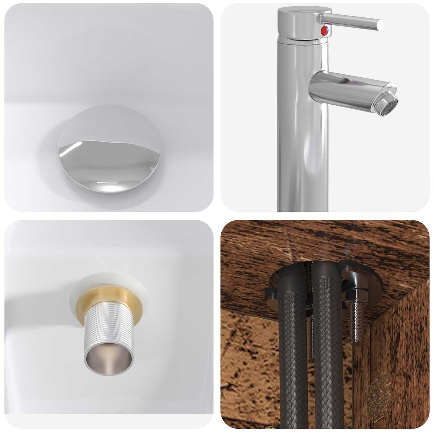 Mobile Lavabo da Parete Legno antico 49,5 x 41 x 63 cm | homemem39