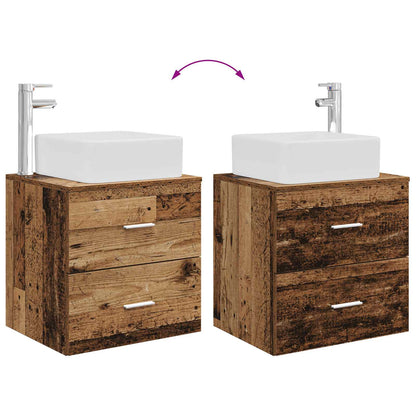 Mobile Lavabo da Parete Legno antico 49,5 x 41 x 63 cm | homemem39