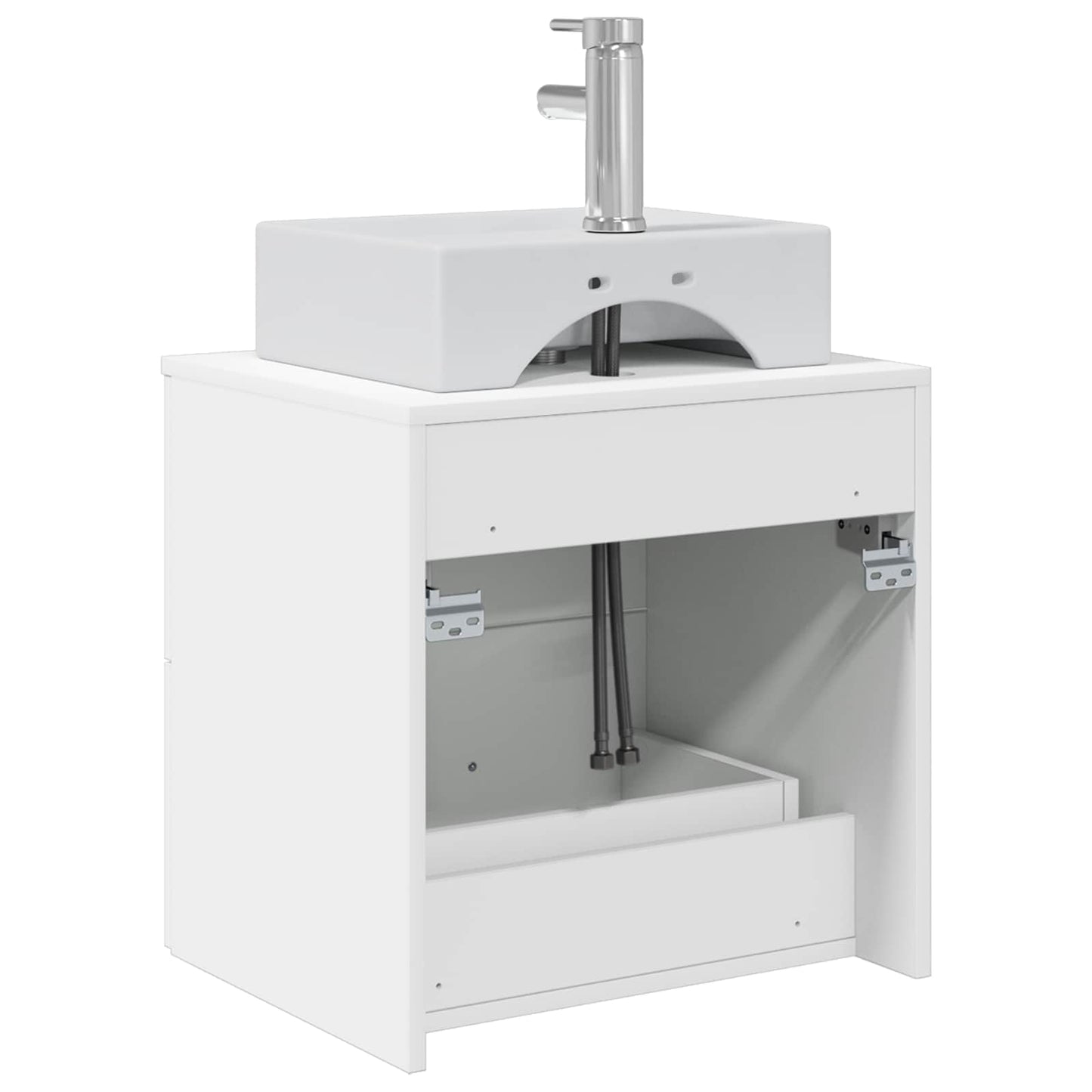 Mobile Lavabo da Parete Bianco 49,5 x 41 x 62,5 cm | homemem39