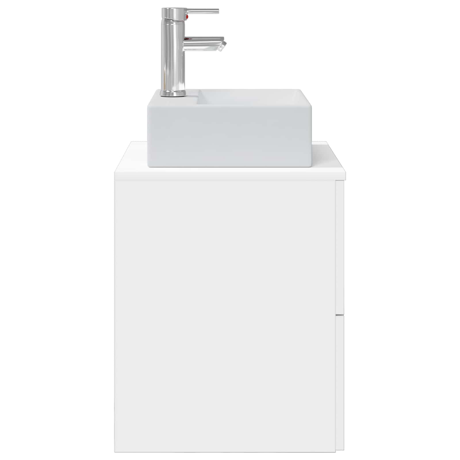Mobile Lavabo da Parete Bianco 49,5 x 41 x 62,5 cm | homemem39