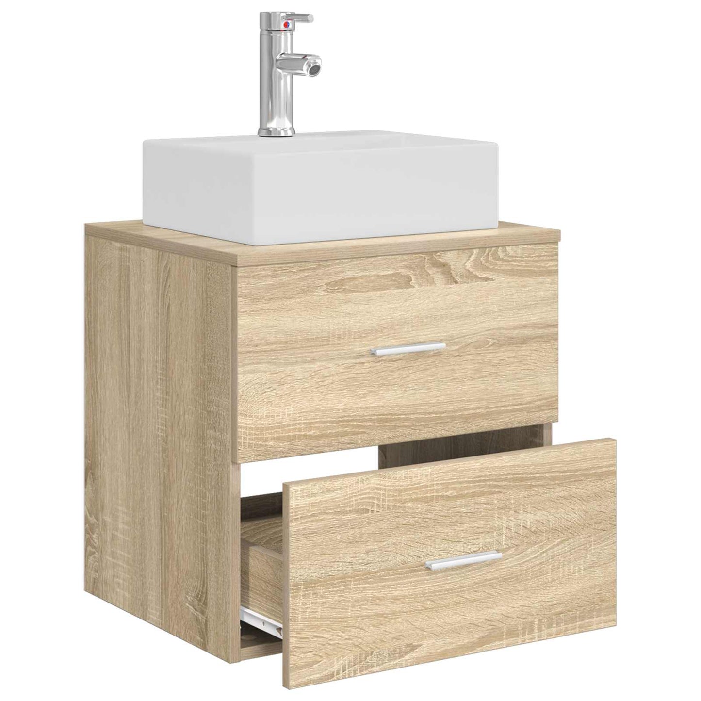 Mobile Lavabo da Parete Rovere Sonoma 49,5 x 41 x 62,5 cm | homemem39