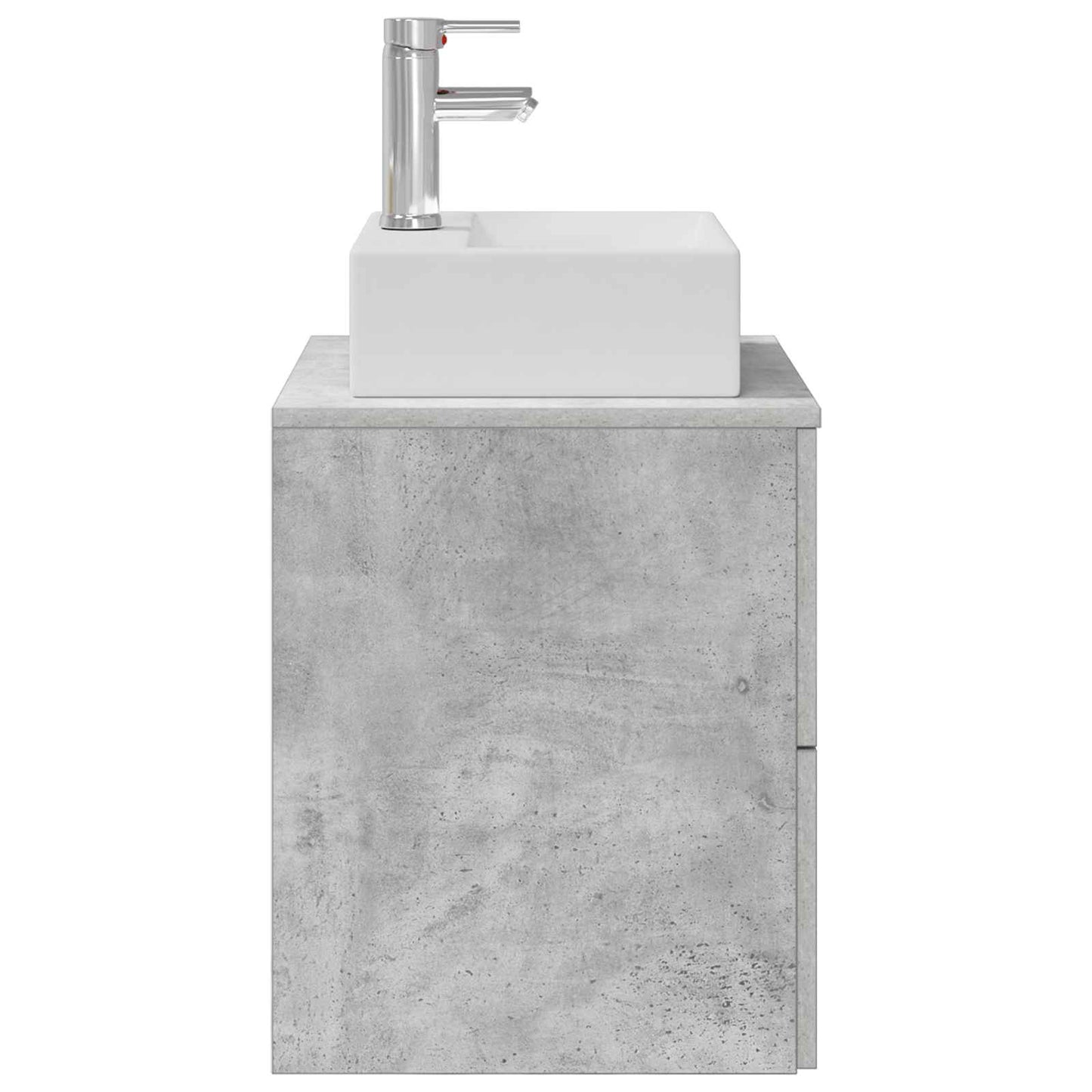 Mobile Lavabo da Parete Grigio Cemento 49,5 x 41 x 62,5 cm | homemem39