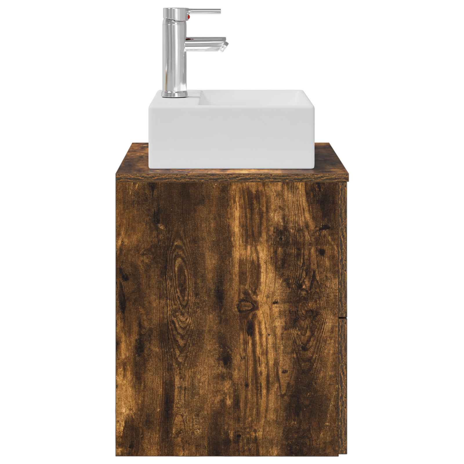 Mobile Lavabo da Parete Rovere Fumo 49,5 x 41 x 62,5 cm | homemem39