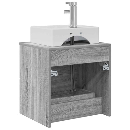 Mobile Lavabo da Parete Sonoma grigio 49,5 x 41 x 62,5 cm