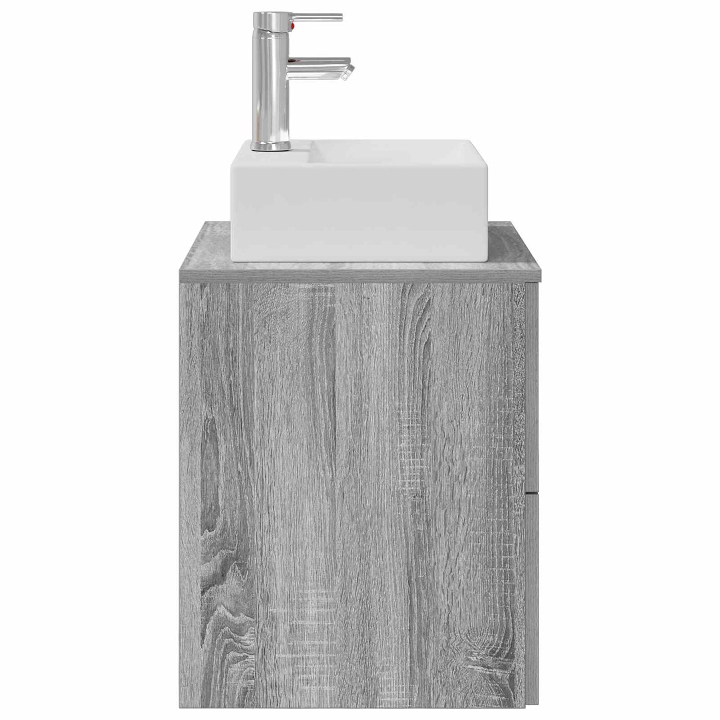 Mobile Lavabo da Parete Sonoma grigio 49,5 x 41 x 62,5 cm