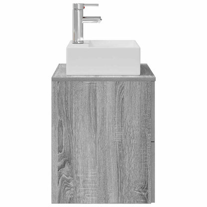 Mobile Lavabo da Parete Sonoma grigio 49,5 x 41 x 62,5 cm